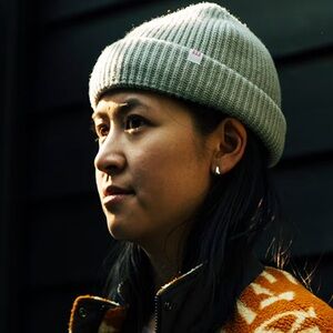 Topo Designs Gray Knit Beanie